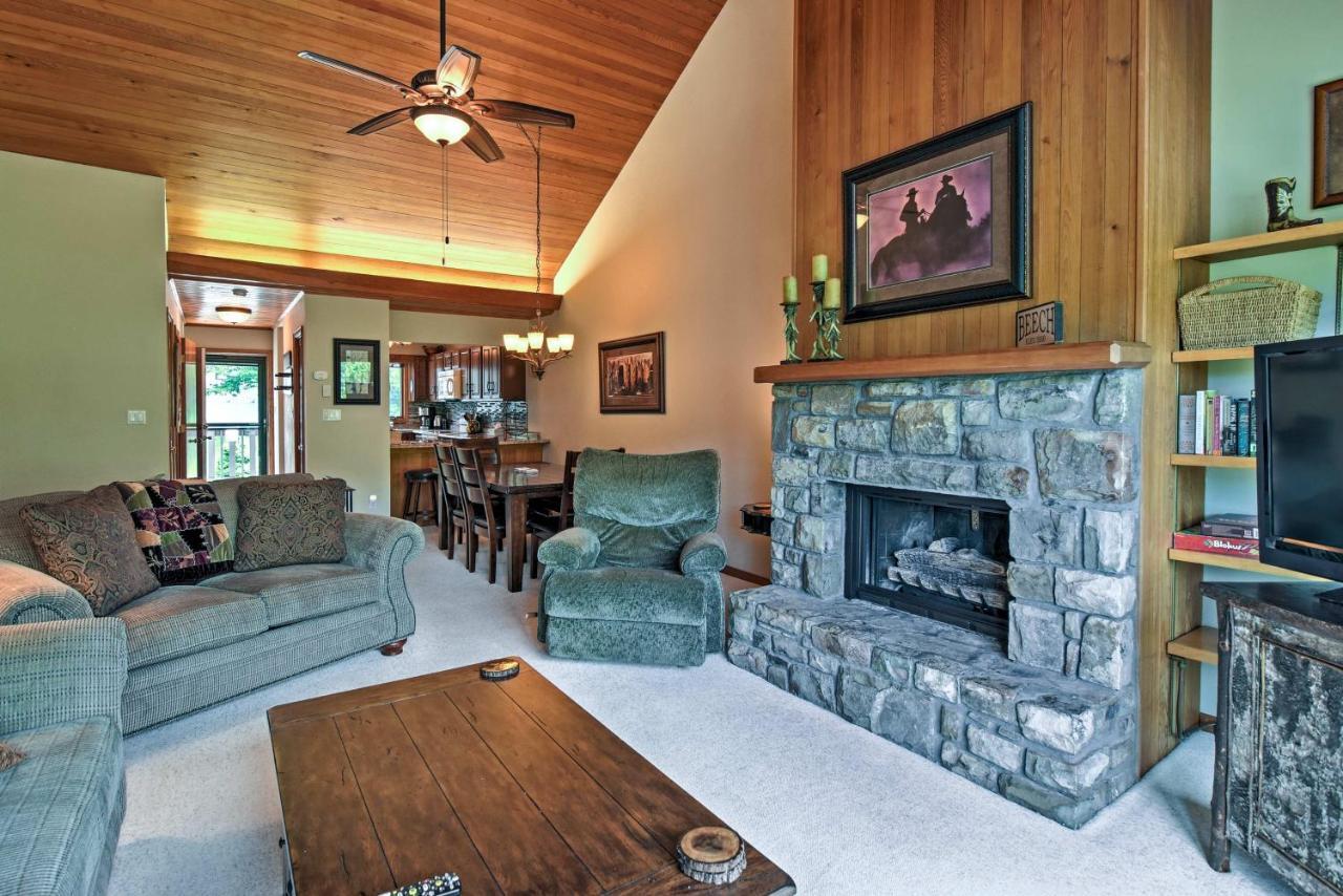 Beech Mountain Condo With Balcony, Walk To Resort! Экстерьер фото