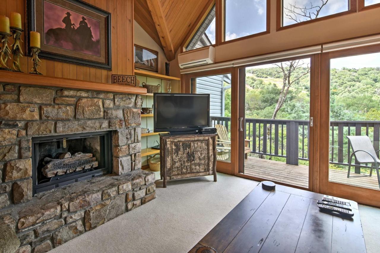 Beech Mountain Condo With Balcony, Walk To Resort! Экстерьер фото