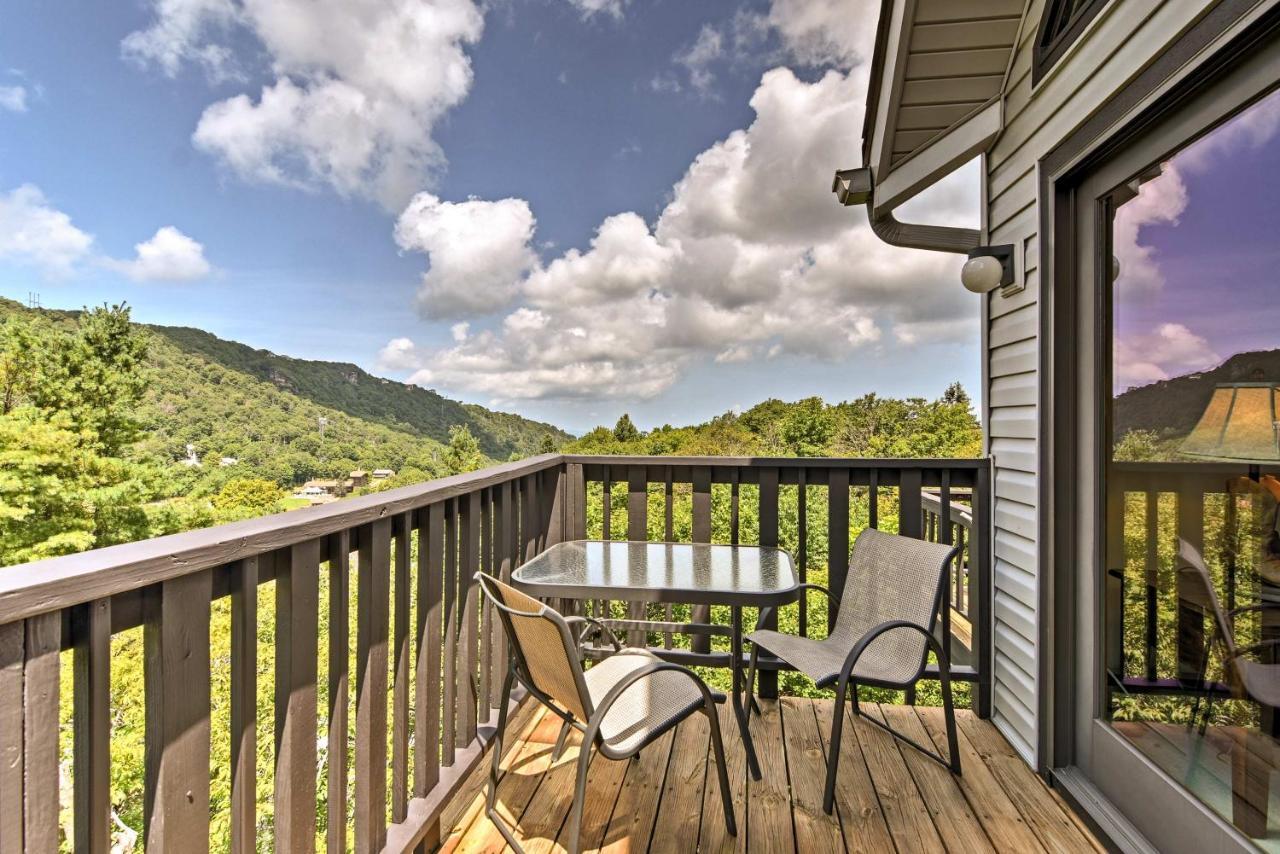 Beech Mountain Condo With Balcony, Walk To Resort! Экстерьер фото